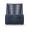 Wave Lounge Chair (Set of 2)  option Midnight Blue