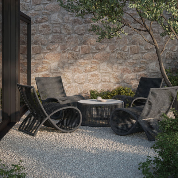 Wave Outdoor Lounge Chair (Set of 2)