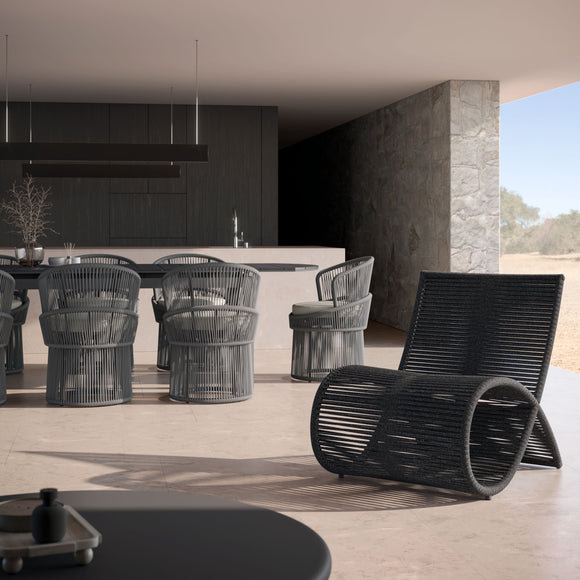 Wave Outdoor Lounge Chair (Set of 2)