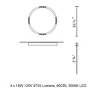 R2 LED Flush Mount