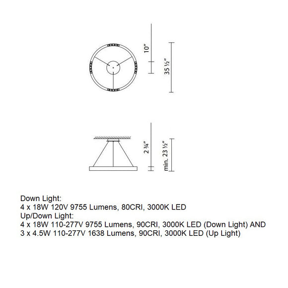 R2 LED Pendant Light