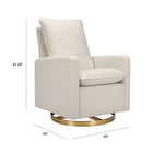 Cali Pillowback Swivel Glider
