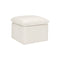Cali Storage Ottoman  option Performance Cream Eco-Weave
