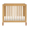 Gelato 4-in-1 Convertible Mini Crib and Twin Bed  option Honey / Vegan Tan Leather