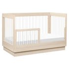 Harlow Acrylic 3-in-1 Convertible Crib with Toddler Bed Conversion Kit