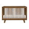 Hudson 3-in-1 Convertible Crib with Conversion Kit  option Natural Walnut