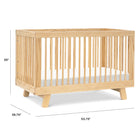 Hudson 3-in-1 Convertible Crib with Conversion Kit