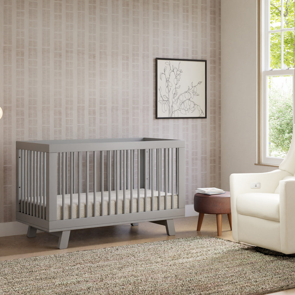 Hudson 3-in-1 Convertible Crib with Conversion Kit