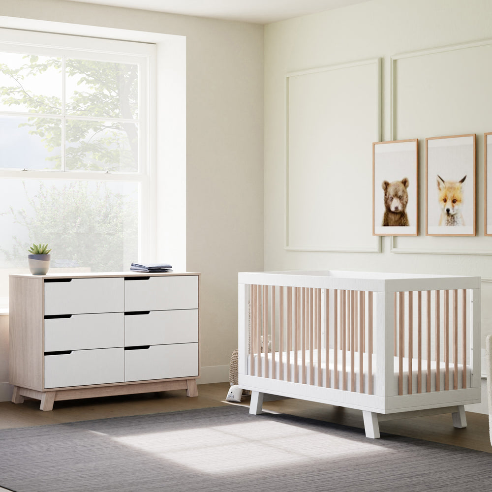 Hudson 3-in-1 Convertible Crib with Conversion Kit