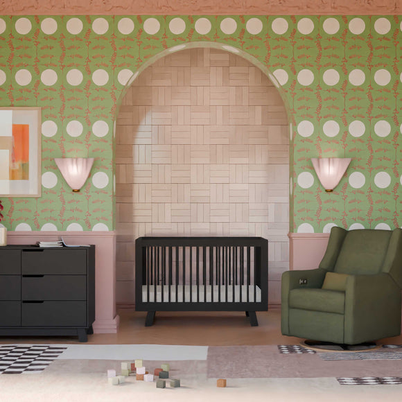 Hudson 3-in-1 Convertible Crib with Conversion Kit