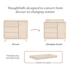 Hudson Modern 3-Drawer Dresser