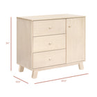 Hudson Modern 3-Drawer Dresser
