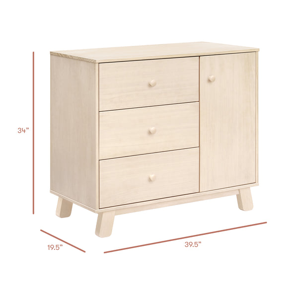 Hudson Modern 3-Drawer Dresser