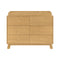 Hudson Modern 6-Drawer Assembled Double Dresser  option Matching Changing Tray