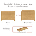 Hudson Modern 6-Drawer Assembled Double Dresser