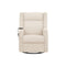 Kiwi Deluxe Power Swivel Glider Recliner with Heat and Massage  option Almond Teddy Loop