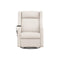 Kiwi Deluxe Power Swivel Glider Recliner with Heat and Massage  option Performance Cream Eco-Weave