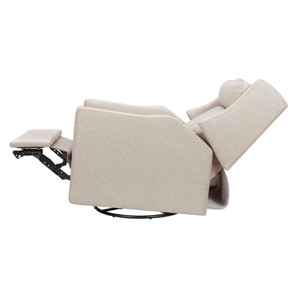 Kiwi Deluxe Power Swivel Glider Recliner with Heat and Massage