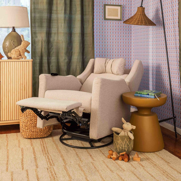 Kiwi Deluxe Power Swivel Glider Recliner with Heat and Massage