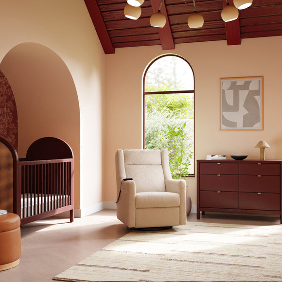 Kiwi Deluxe Power Swivel Glider Recliner with Heat and Massage