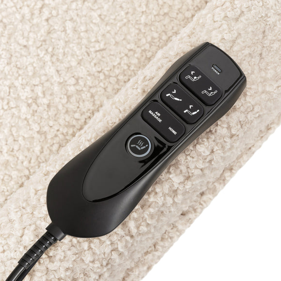 Kiwi Deluxe Power Swivel Glider Recliner with Heat and Massage