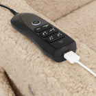 Kiwi Deluxe Power Swivel Glider Recliner with Heat and Massage