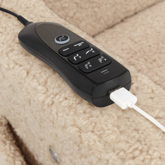 Kiwi Deluxe Power Swivel Glider Recliner with Heat and Massage