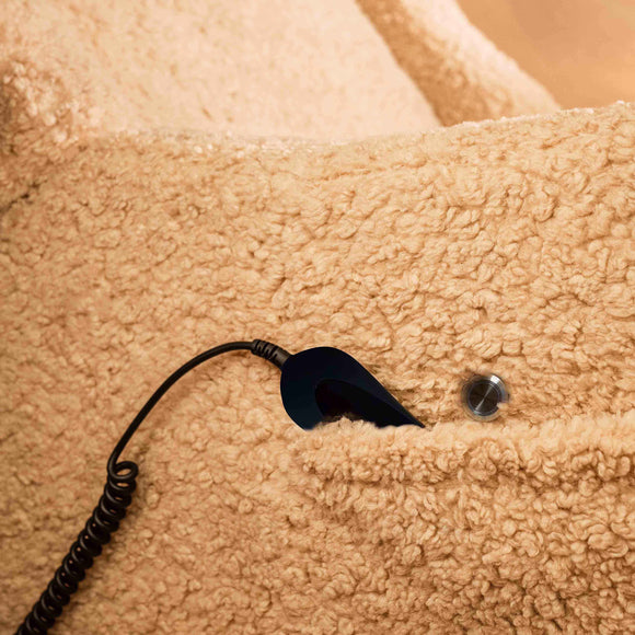 Kiwi Deluxe Power Swivel Glider Recliner with Heat and Massage