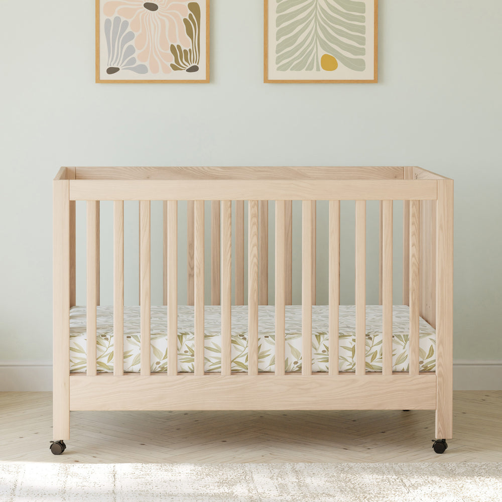 Maki Portable Folding Crib with Toddler Bed Conversion Kit