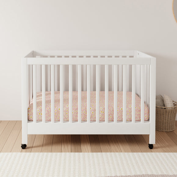 Maki Portable Folding Crib with Toddler Bed Conversion Kit