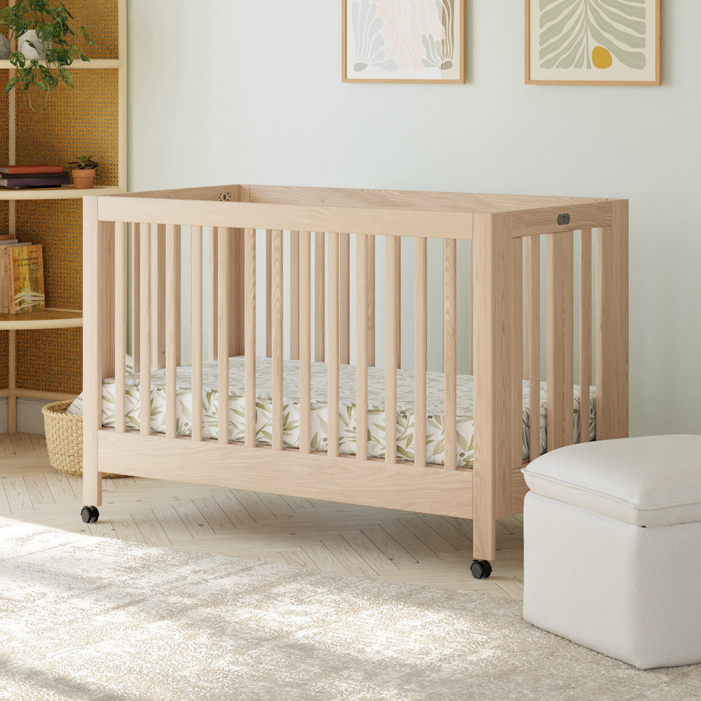 Maki Portable Folding Crib with Toddler Bed Conversion Kit