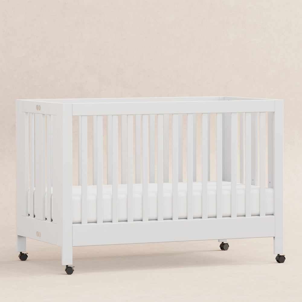 Maki Portable Folding Crib with Toddler Bed Conversion Kit