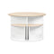 Nessa Nesting Play Table  option White / Washed Natural