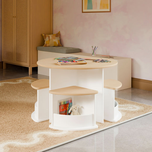 Babyletto Nessa Nesting Play Table and Chair Set - 2Modern