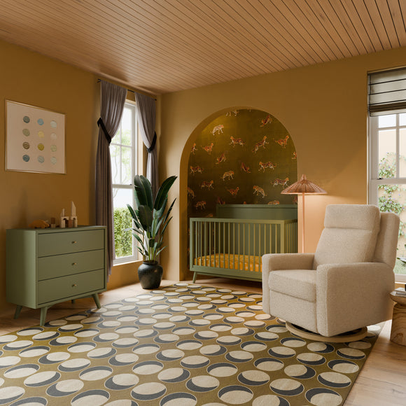 Palma 4-in-1 Convertible Crib with Toddler Bed Conversion Kit