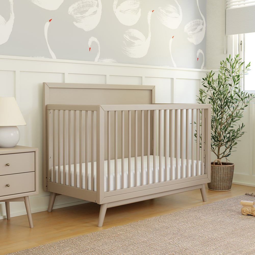 Palma 4-in-1 Convertible Crib with Toddler Bed Conversion Kit