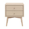 Palma Assembled Nightstand  option Taupe