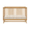 Peggy 3-in-1 Convertible Crib with Toddler Bed Conversion Kit  option Honey