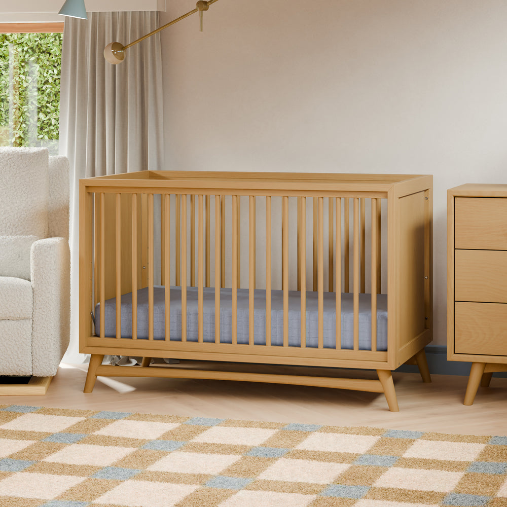 Peggy 3-in-1 Convertible Crib with Toddler Bed Conversion Kit