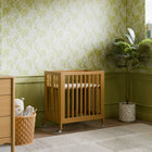 Rolli 9-in-1 Convertible All-Stages Crib with Bassinet and Toddler Bed Conversion Kits
