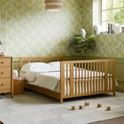 Rolli 9-in-1 Convertible All-Stages Crib with Bassinet and Toddler Bed Conversion Kits