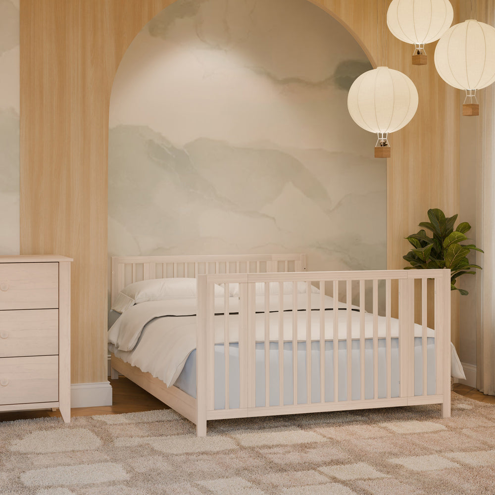 Rolli 9-in-1 Convertible All-Stages Crib with Bassinet and Toddler Bed Conversion Kits