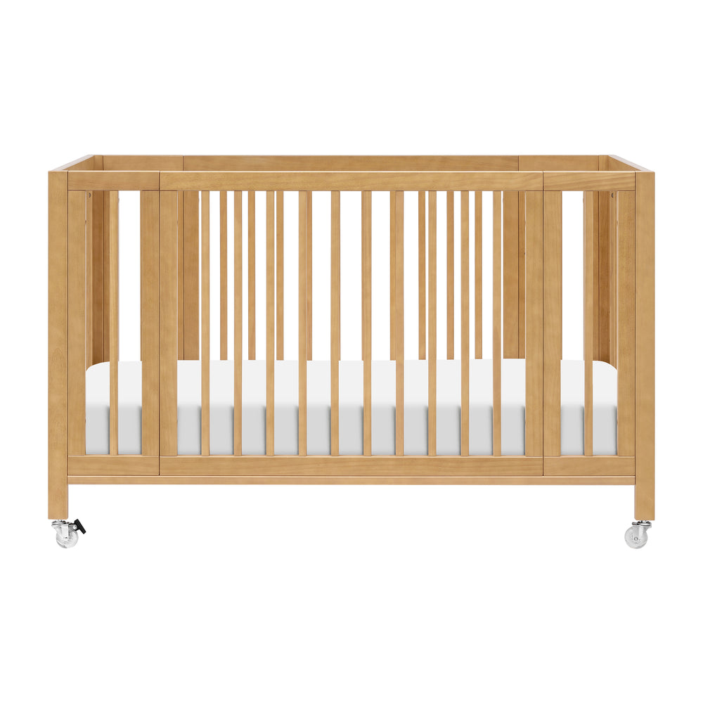 Rolli 9-in-1 Convertible All-Stages Crib with Bassinet and Toddler Bed Conversion Kits