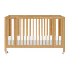 Rolli 9-in-1 Convertible All-Stages Crib with Bassinet and Toddler Bed Conversion Kits