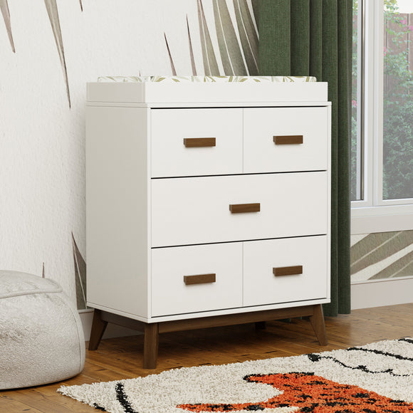Babyletto Scoot 3-Drawer Changer Dresser with Removable Changing Tray - 2Modern Babyletto Scoot 3-Drawer Changer Dresser with Removable Changing Tray - 2Modern