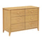 Sprout 6-Drawer Double Dresser  option Honey