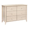 Sprout 6-Drawer Double Dresser  option Washed Natural