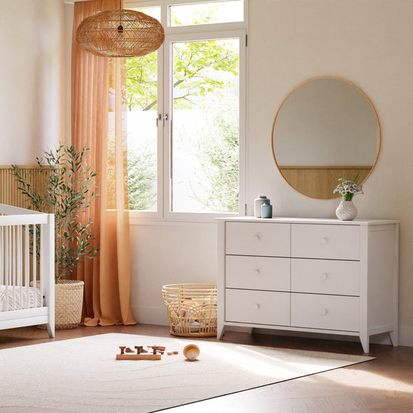 Babyletto Sprout 6-Drawer Double Dresser Washed Natural