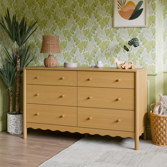 Babyletto Swell 6-Drawer Assembled Dresser Cove Blue