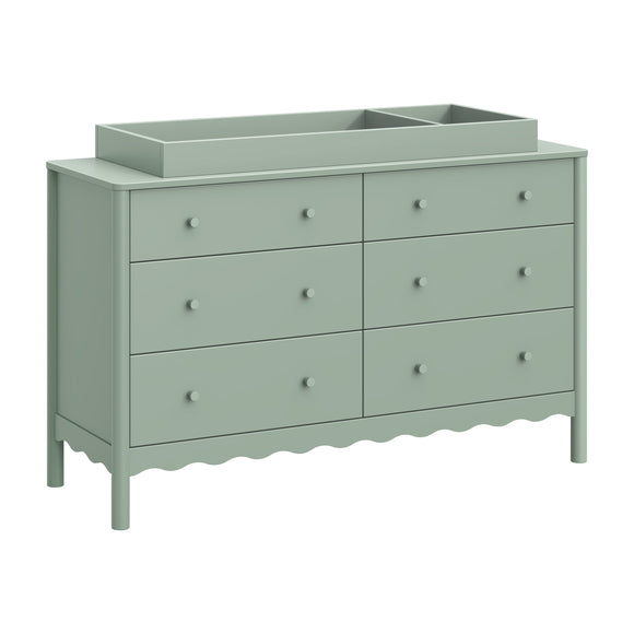 Swell 6-Drawer Assembled Dresser in Cove Blue Swell 6-Drawer Assembled Dresser in Cove Blue